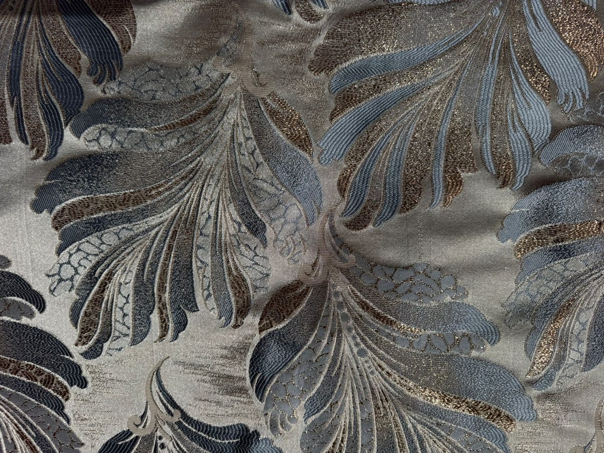 Tissu floral bronze Sanatex